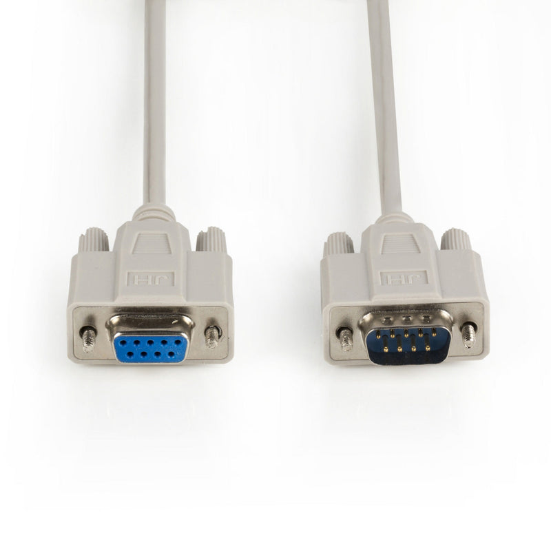 Valueline VLCP52010I30 Seriële Kabel Sub-d 9-pins Male - Sub-d 9-pins Female 3.00 M Ivoor