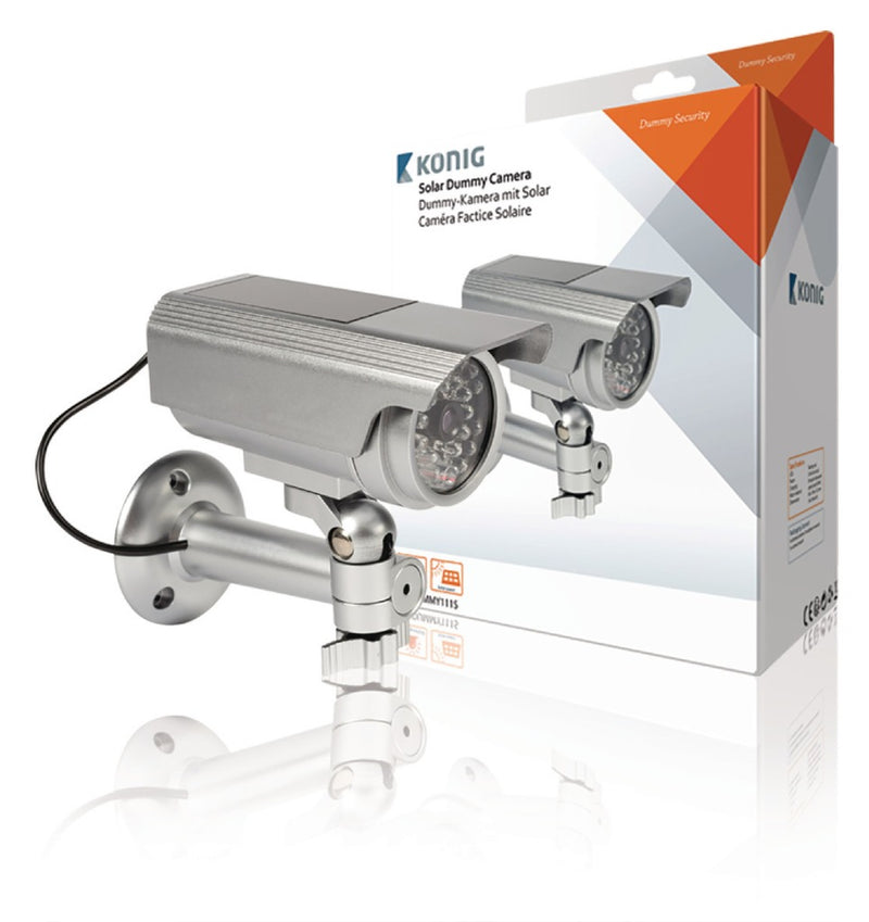 König SAS-DUMMY111S Bullet Dummy Camera Ip44 Zilver