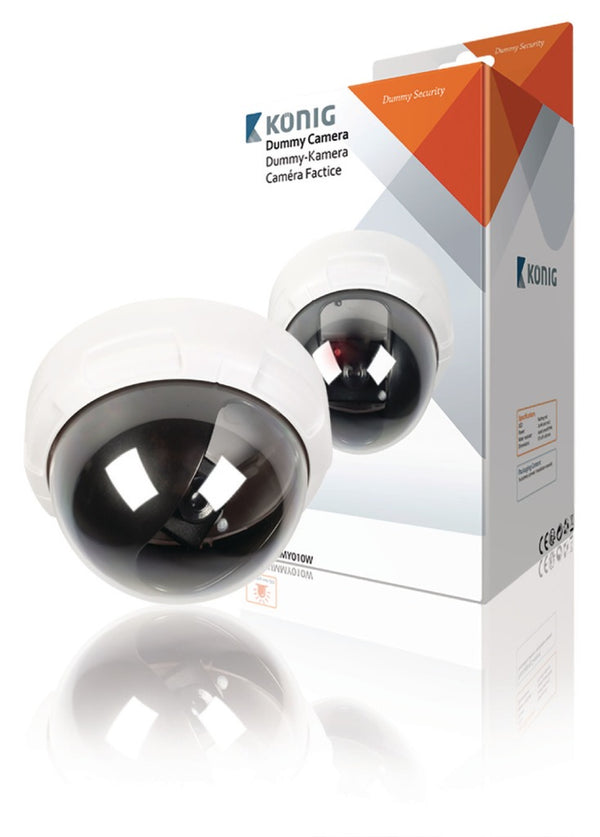 König SAS-DUMMY010W Dome Dummy Camera Ip44 Wit