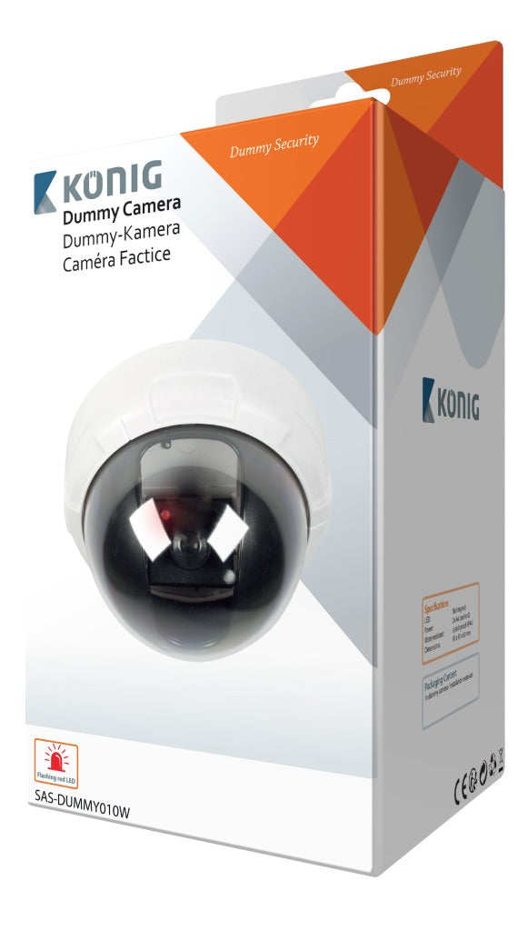 König SAS-DUMMY010W Dome Dummy Camera Ip44 Wit