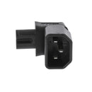 Valueline VLEP11911B Stroomstekker Male + Female Polyvinylchloride (pvc) Zwart