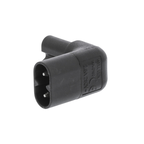 Valueline VLEP11912B Stroomstekker Female/male Polyvinylchloride (pvc) Zwart