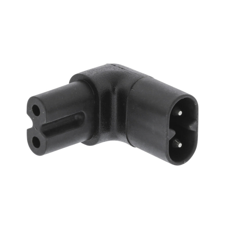 Valueline VLEP11912B Stroomstekker Female/male Polyvinylchloride (pvc) Zwart
