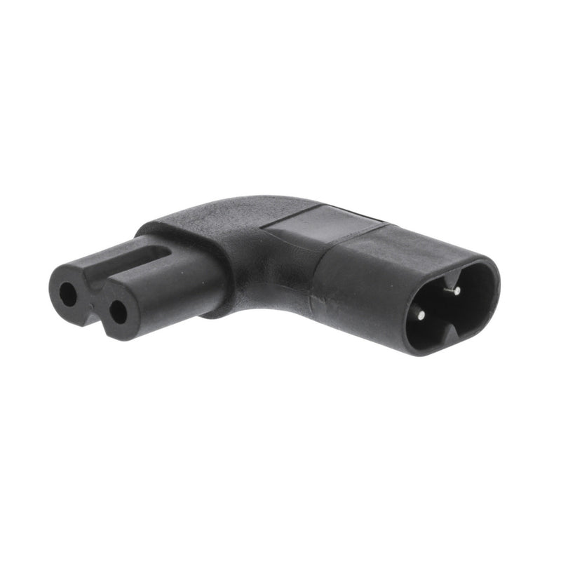 Valueline VLEP11913B Stroomstekker Female/male Polyvinylchloride (pvc) Zwart