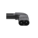 Valueline VLEP11913B Stroomstekker Female/male Polyvinylchloride (pvc) Zwart