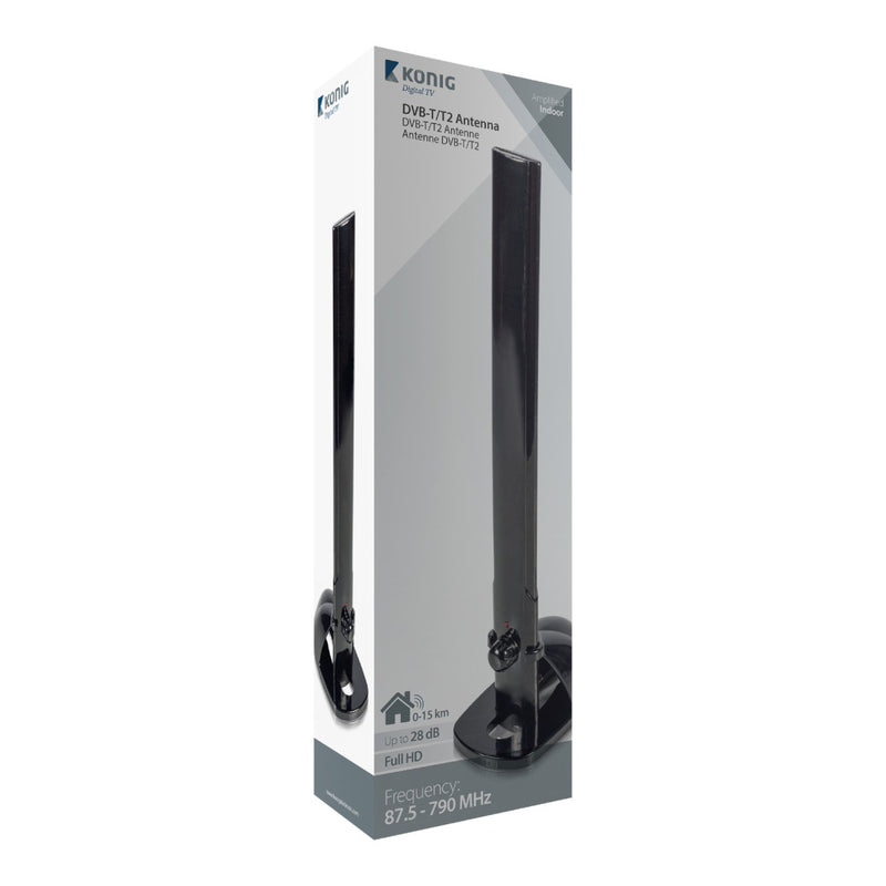 K&ouml;nig KNANIR1502B Dvb-t/t2 Binnen Antenne 28 Db Vhf / Uhf