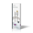 Nedis CCTB39300AL30 Data- En Oplaadkabel Apple Lightning 8-pins Male - Usb A Male 3,0 M Aluminium