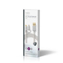 Nedis CCTB39400AL20 2-in-1 Sync- En Oplaadkabel Usb Micro-b Male + Apple Lightning 8-pins Male - Us