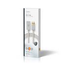 Nedis CCTB60010AL20 Kabel Usb 2.0 A Male - A Female 2,0 M Aluminium