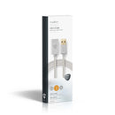 Nedis CCTB60010AL20 Kabel Usb 2.0 A Male - A Female 2,0 M Aluminium