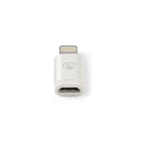Nedis CCTB39901AL Apple Lightning-adapter Apple Lightning 8-pins Male - Usb Micro-b Female