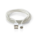 Nedis CCTB60500AL20 Kabel Usb 2.0 A Male - Micro-b Male 2,0 M Aluminium