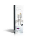 Nedis CCTB60500AL30 Kabel Usb 2.0 A Male - Micro-b Male 3,0 M Aluminium