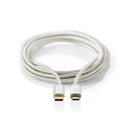 Nedis CCTB60650AL20 Kabel Usb 2.0 Type-c Male - Micro-b Male 2,0 M Aluminium
