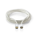 Nedis CCTB60650AL30 Kabel Usb 2.0 Type-c Male - Micro-b Male 3,0 M Aluminium