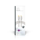 Nedis CCTB60650AL30 Kabel Usb 2.0 Type-c Male - Micro-b Male 3,0 M Aluminium