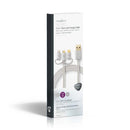 Nedis CCTB60620AL10 3-in-1 Sync- En Oplaadkabel Usb Micro-b Male + Usb Type-c Male + Apple Lightnin