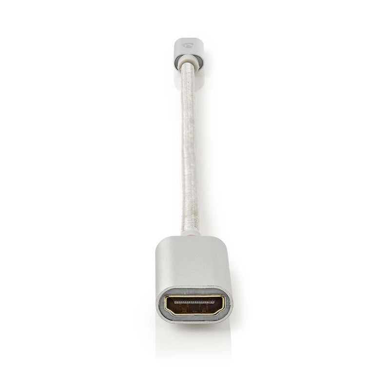 Nedis CCTB64650AL02 Usb Type-c Adapterkabel Type-c Male - Hdmi?-uitgang 0,2 M Aluminium
