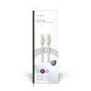 Nedis CCTB64700AL20 Usb 3.1-kabel (gen1) Type-c Male - Type-c Male 2,0 M Aluminium