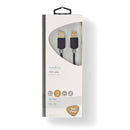 Nedis CCBW60000AT20 Kabel Usb 2.0 A Male - A Male 2,0 M Antraciet