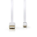 Nedis CCBW60500WT10 Kabel Usb 2.0 A Male - Micro-b Male 1,0 M Wit
