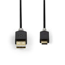 Nedis CCBW60600AT10 Kabel Usb 2.0 Type-c Male - A Male 1,0 M Antraciet