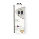 Nedis CCBW60600AT10 Kabel Usb 2.0 Type-c Male - A Male 1,0 M Antraciet