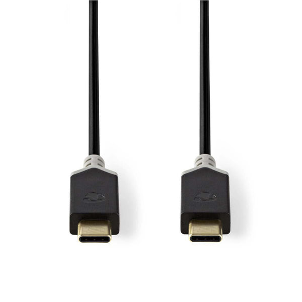 Nedis CCBW60700AT10 Kabel Usb 2.0 Type-c Male - Type-c Male 1,0 M Antraciet
