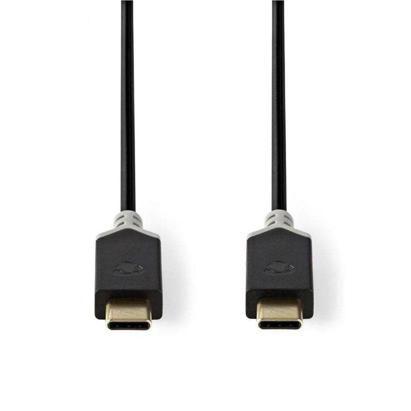 Nedis CCBW60700AT10 Kabel Usb 2.0 Type-c Male - Type-c Male 1,0 M Antraciet