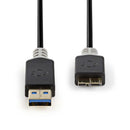 Nedis CCBW61500AT20 Kabel Usb 3.0 A Male - Micro-b Male 2,0 M Antraciet