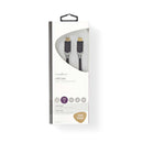 Nedis CCBW64700AT10 Usb 3.1-kabel (gen1) Type-c Male - Type-c Male 1,0 M Antraciet