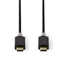 Nedis CCBW64750AT10 Usb 3.1-kabel (gen2) Type-c Male - Type-c Male 1,0 M Antraciet