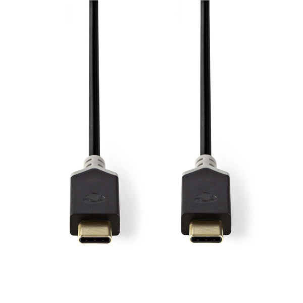 Nedis CCBW64750AT10 Usb 3.1-kabel (gen2) Type-c Male - Type-c Male 1,0 M Antraciet