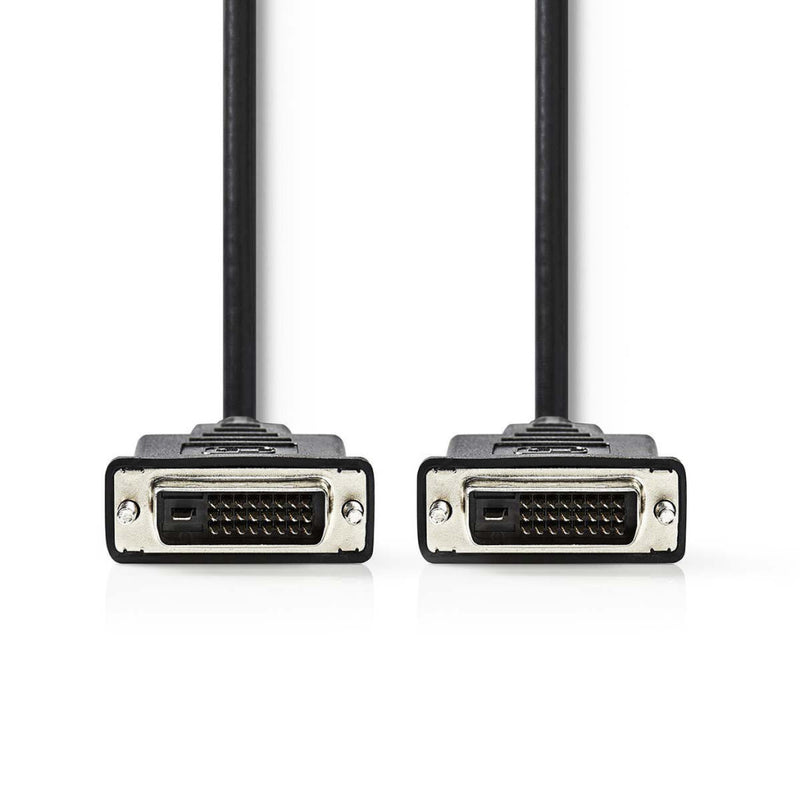 Nedis CCGP32000BK100 Dvi-kabel Dvi-d 24+1-pins Male - Dvi-d 24+1-pins Male 10 M Zwart