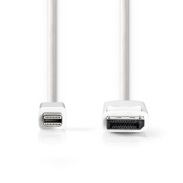 Nedis CCGP37400WT20 Mini-displayport - Displayport-kabel Mini-displayport Male - Displayport Male 2