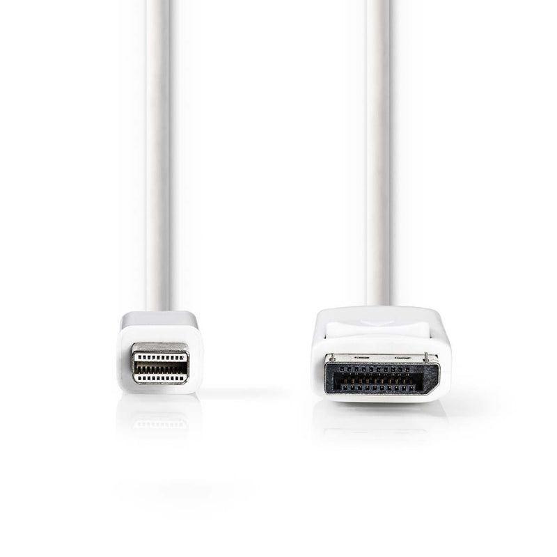 Nedis CCGP37400WT20 Mini-displayport - Displayport-kabel Mini-displayport Male - Displayport Male 2