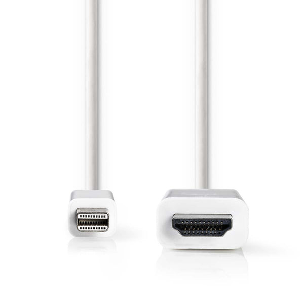 Nedis CCGP37600WT20 Mini-displayport - Hdmi?-kabel Mini-displayport Male - Hdmi?-connector 2,0 M Wi