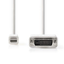 Nedis CCGP37700WT20 Mini-displayport - Dvi-kabel Mini-displayport Male - Dvi-d 24+1-pins Male 2,0 M