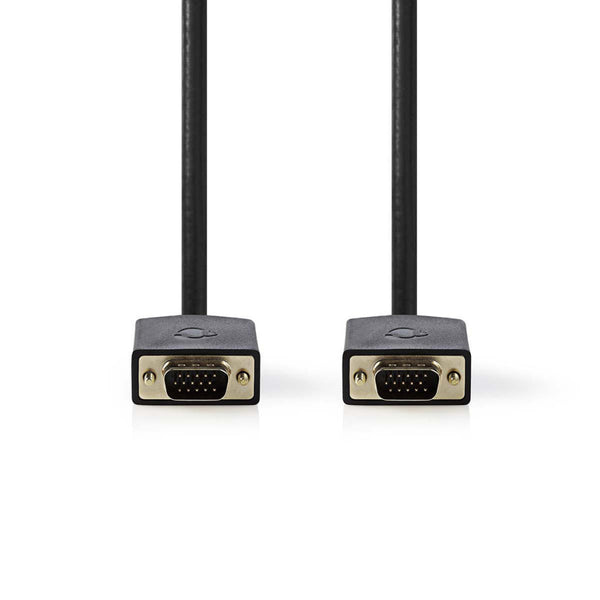 Nedis CCBW59000AT100 Vga-kabel Vga Male - Vga Male 10 M Antraciet