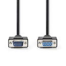 Nedis CCGP59100BK20 Vga-kabel Vga Male - Vga Female 2,0 M Zwart