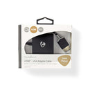 Nedis CCBW34900AT02 Hdmi - Vga-kabel Hdmi?-connector - Vga Female + 3,5 Mm Uitgang 0,2 M Antraciet