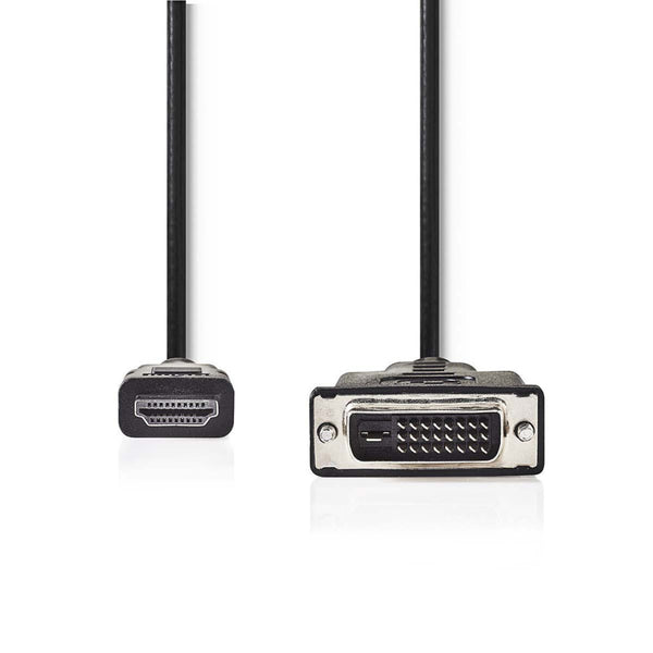 Nedis CCGP34800BK20 Hdmi? - Dvi-kabel Hdmi?-connector - Dvi-d 24+1-pins Male 2,0 M Zwart