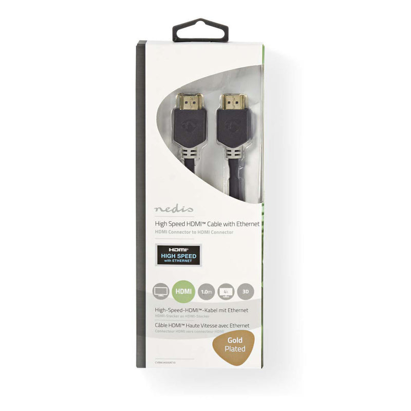 Nedis CVBW34000AT10 High Speed Hdmi?-kabel Met Ethernet Hdmi?-connector - Hdmi?-connector 1,0 M Ant