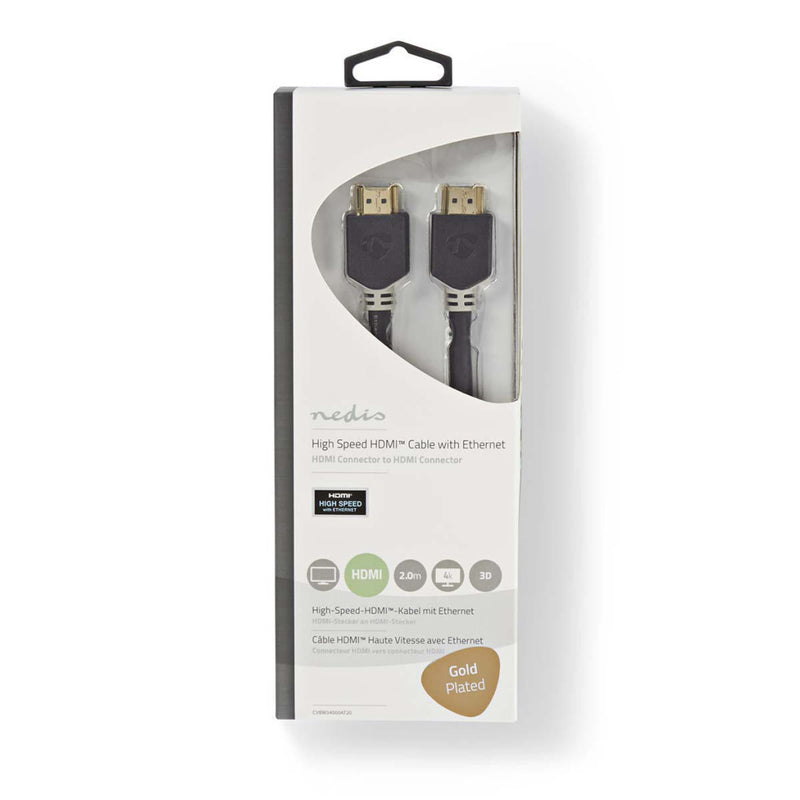 Nedis CVBW34000AT20 High Speed Hdmi?-kabel Met Ethernet Hdmi?-connector - Hdmi?-connector 2,0 M Ant