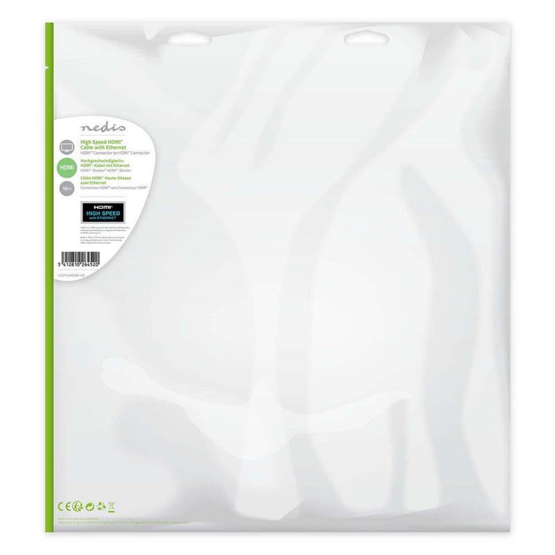 Nedis CVGP34000BK100 High Speed Hdmi?-kabel Met Ethernet Hdmi?-connector - Hdmi?-connector 10 M Zwa