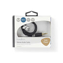 Nedis CABW22000AT05 Stereo Audiokabel 3,5 Mm Male - 3,5 Mm Male 0,5 M Antraciet