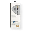 Nedis CABW22000AT20 Stereo Audiokabel 3,5 Mm Male - 3,5 Mm Male 2,0 M Antraciet