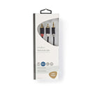 Nedis CABW22200AT05 Stereo Audiokabel 3,5 Mm Male - 2x Rca Male 0,5 M Antraciet