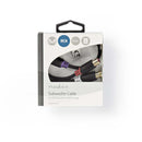 Nedis CABW24010AT02 Subwooferkabel Rca Male - 2x Rca Female 0,2 M Antraciet