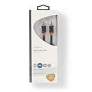 Nedis CABW24170AT20 Digitale Audiokabel Rca Male Rca Male Verguld 2.00 M Rond Pvc Antraciet Doos